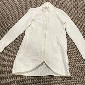 Cute white athletic jacket size small